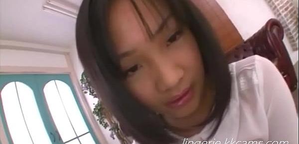  Hot Babe Sexy Asian Enjoys Harsh Sex On Cam
